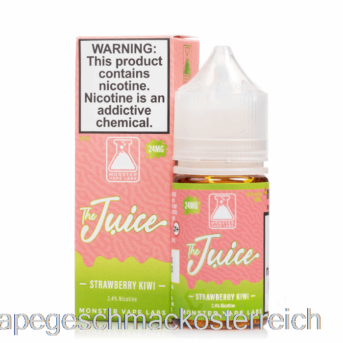 Erdbeer-Kiwi – Die Saftsalze – 30 Ml, 24 Mg Vape-Geschmack